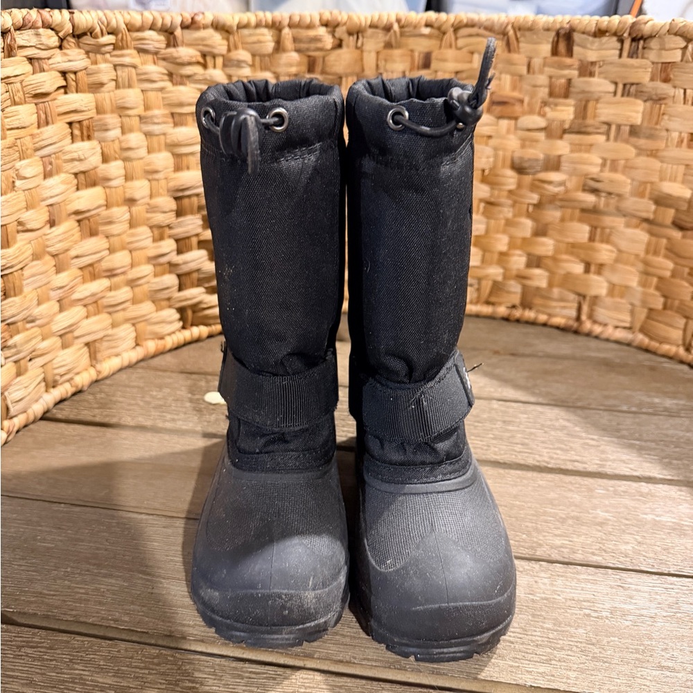 Kamik Black Kids Snow Boots size 1